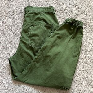 Zara High Waist Cargo Pants Tapered Leg Women’s Size 8